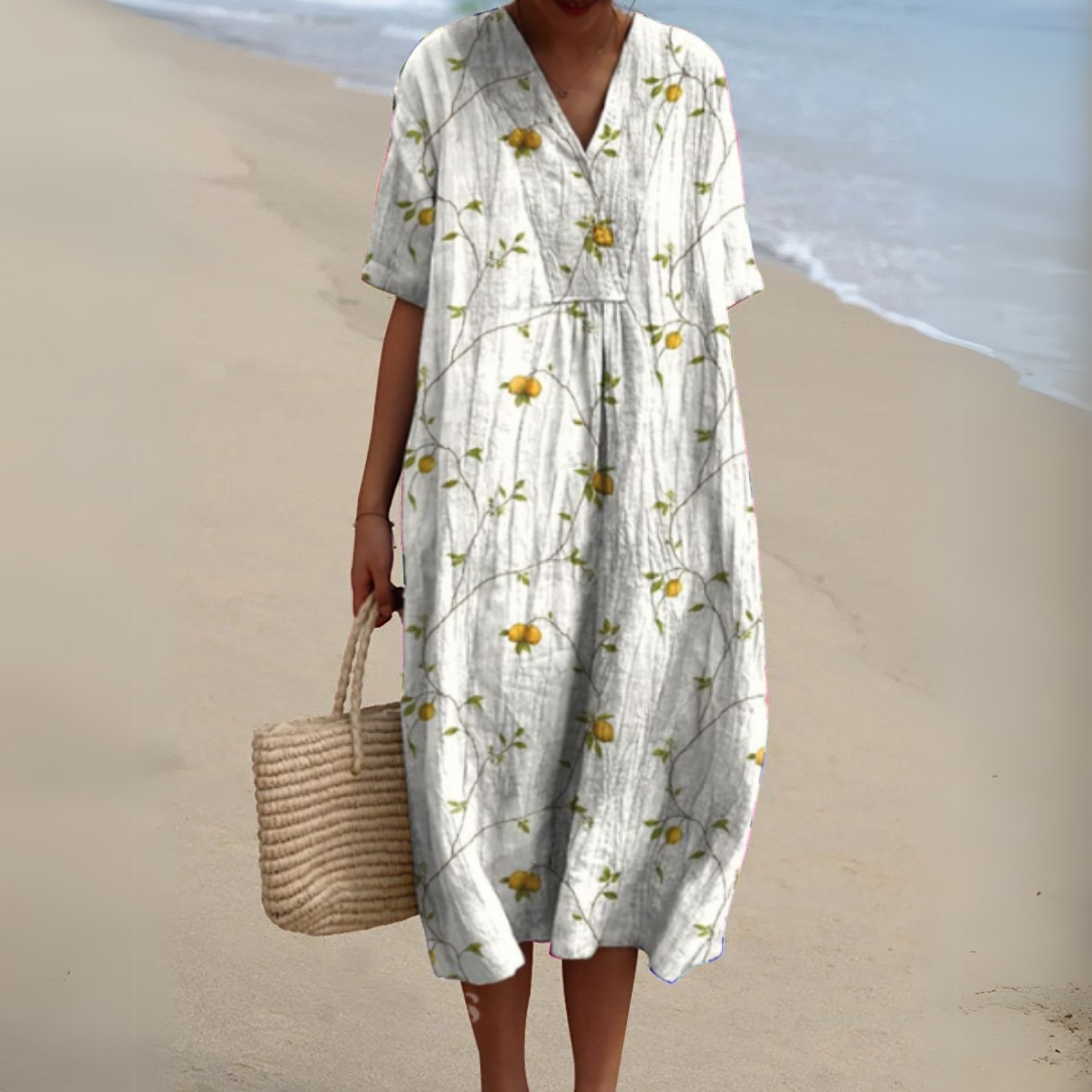 Ilaria | Donna Floreale Romantico Abito Estivo | Per Eleganza Quotidiana