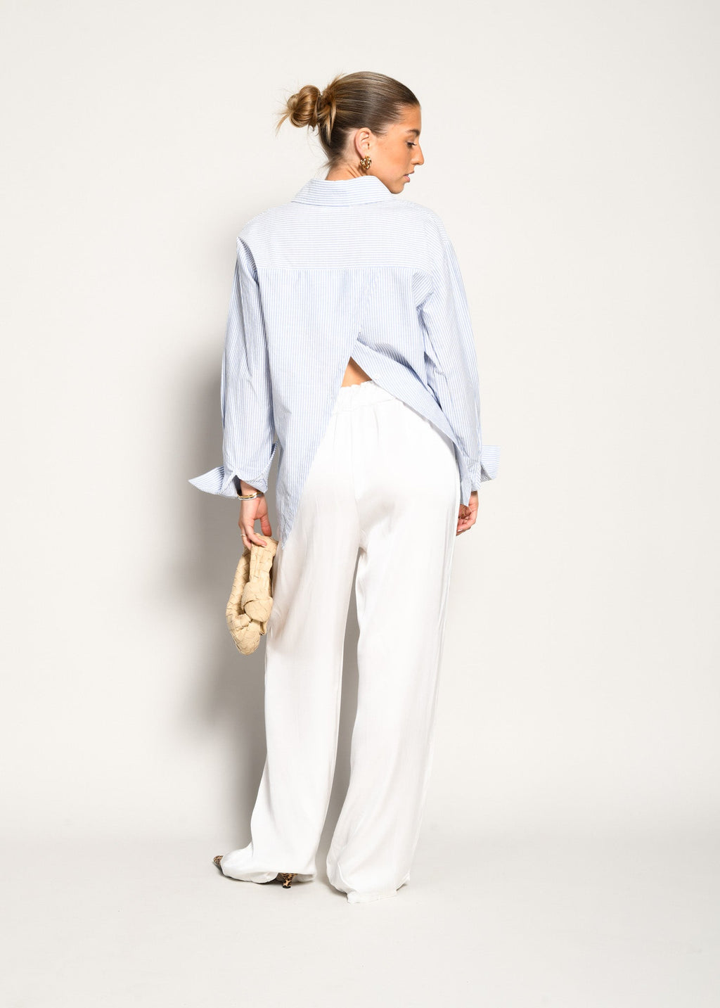 Marta | Donna Fluidi Lucenti Pantaloni Eleganti | Per Look Sofisticati