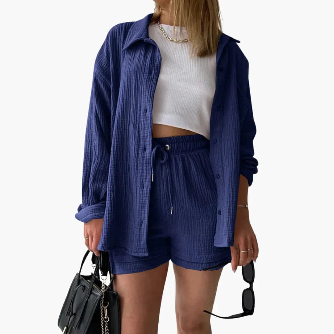 Giuditta | Donna Confortevole Versatile Completo Due Pezzi | Per Relax e Stile Quotidiano