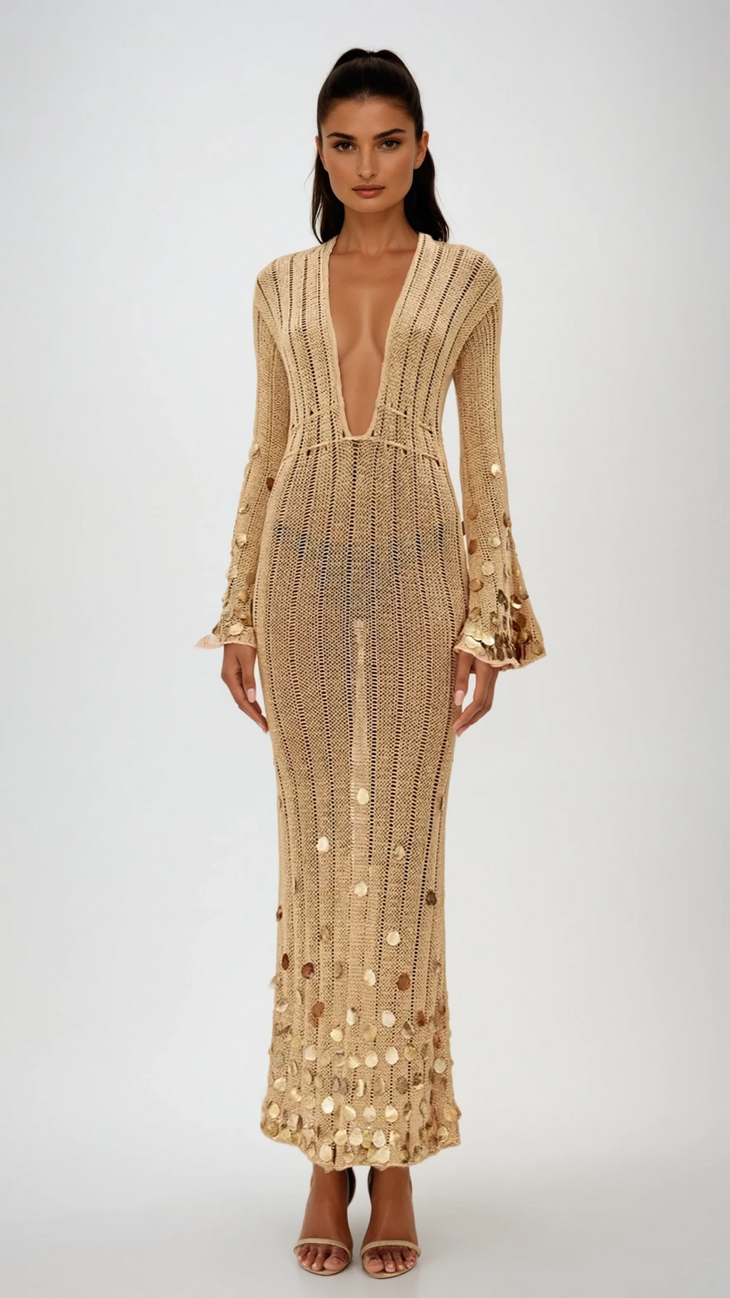 Elettra | Donna Abito Maxi Fluido | Per Eleganza e Comfort