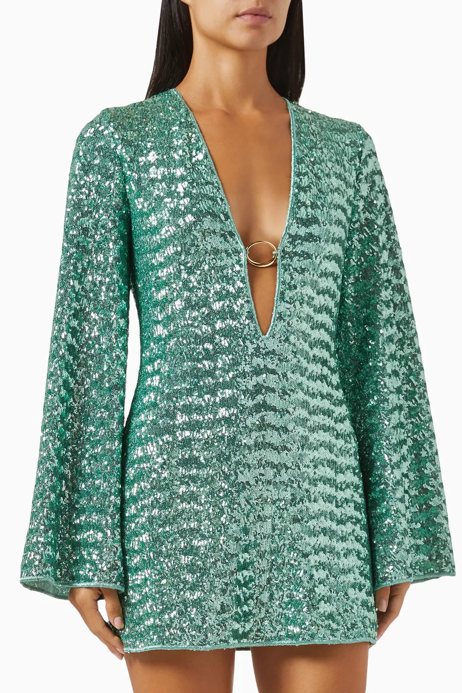 Vittoria | Donna Brillante Seducente Mini Abito | Per Serate Speciali