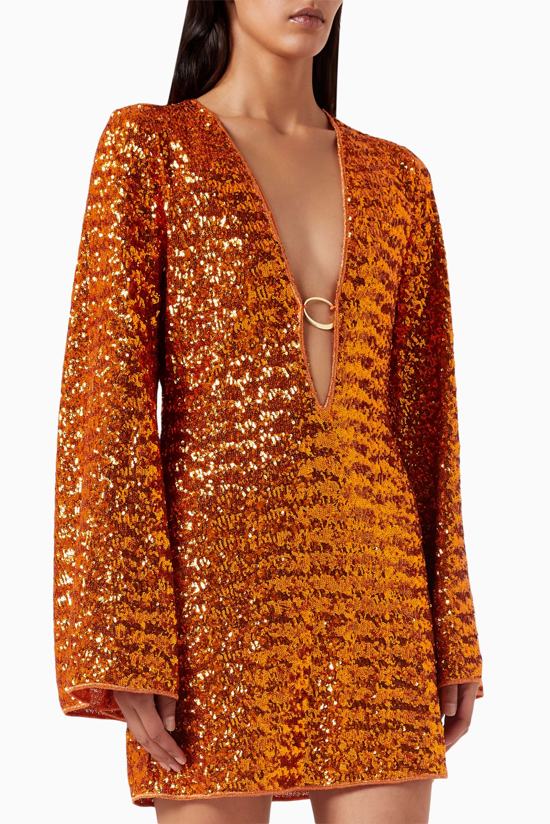 Vittoria | Donna Brillante Seducente Mini Abito | Per Serate Speciali