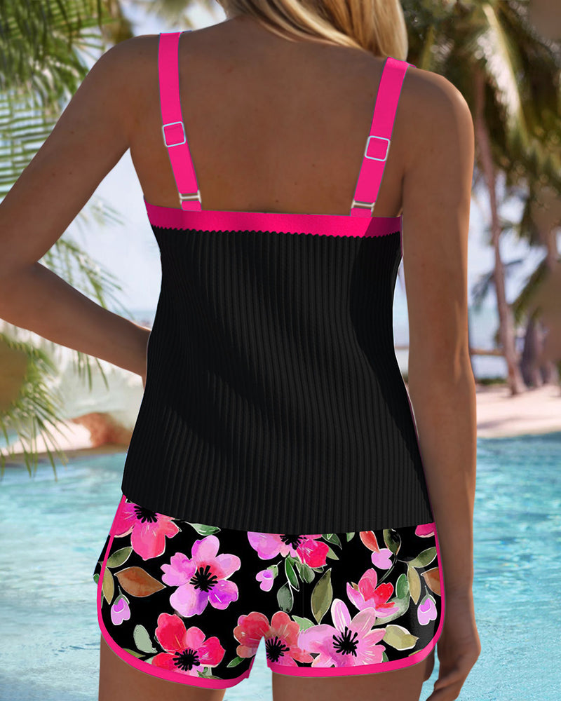 Valuna | Donna Elegante Versatile Tankini in Due Pezzi | Adatto a Tutte le Taglie