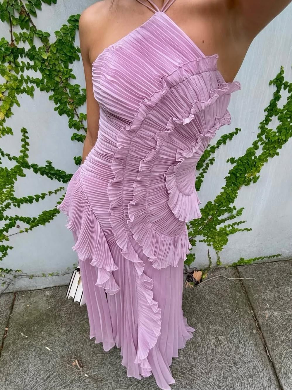 Eufemia | Donna Romantico Lungo Abito Fluttuante | Per Eleganza e Delicatezza