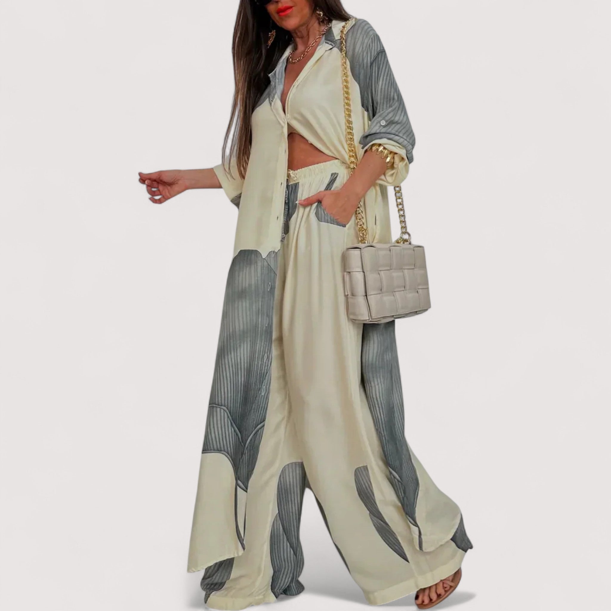 Emanuela | Donna Raffinata Versatile Completo Coordinato | Per Eleganza Moderna