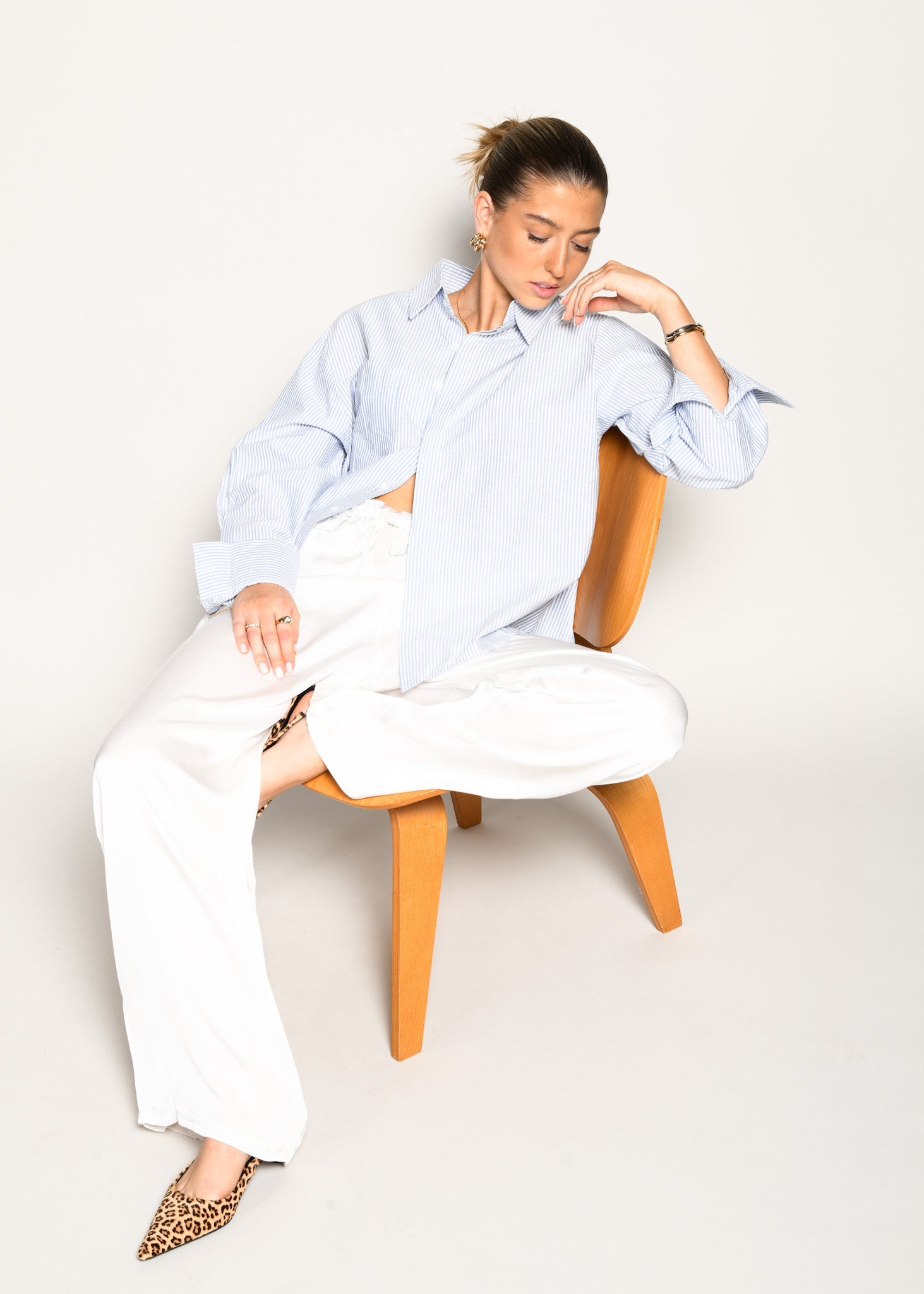 Marta | Donna Fluidi Lucenti Pantaloni Eleganti | Per Look Sofisticati