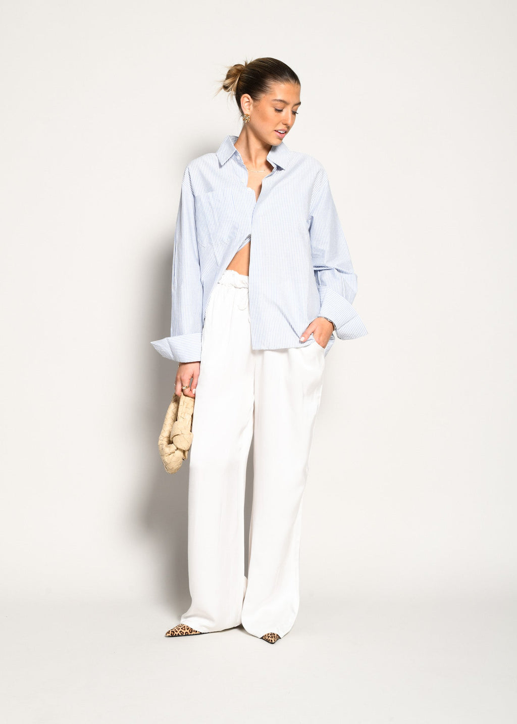 Marta | Donna Fluidi Lucenti Pantaloni Eleganti | Per Look Sofisticati