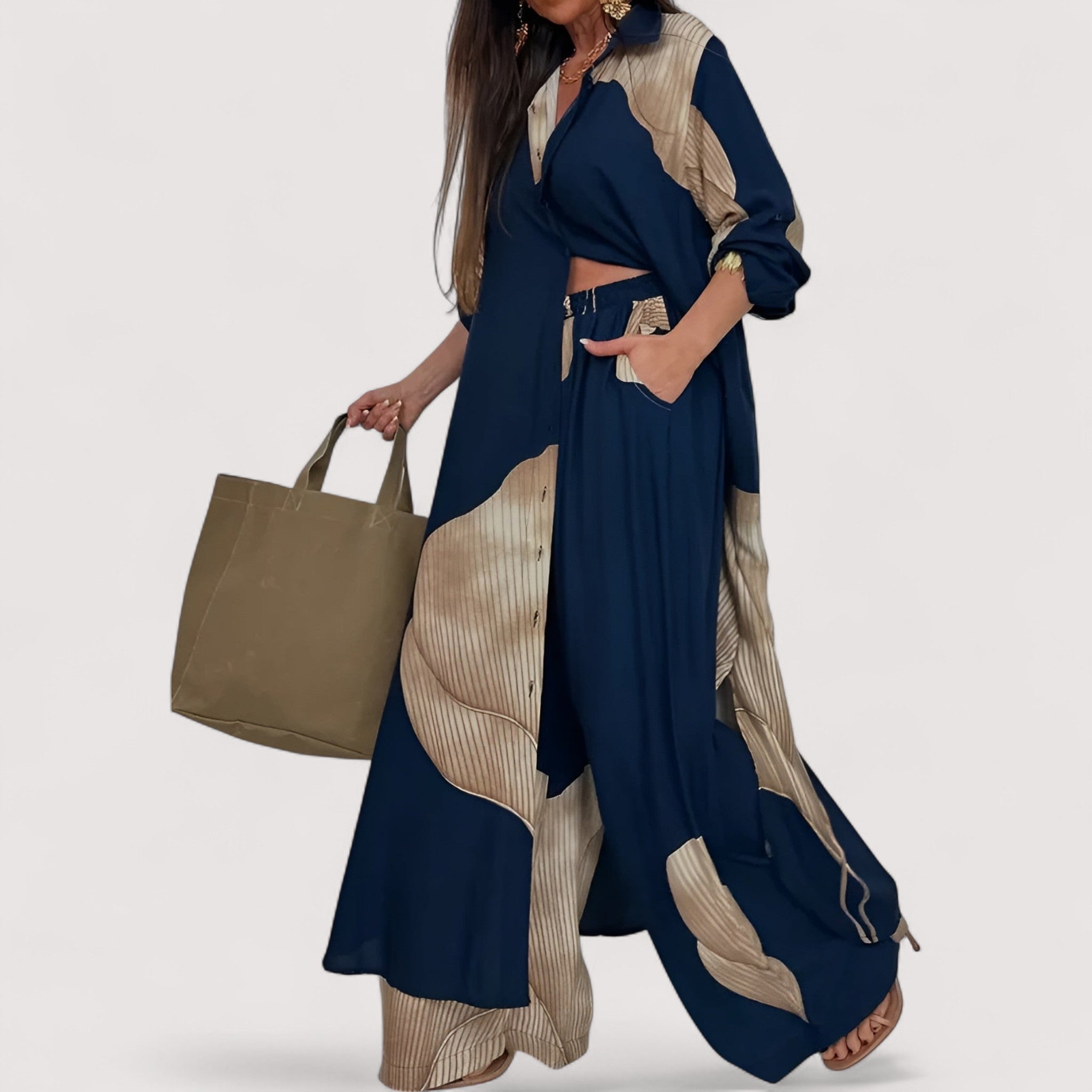 Emanuela | Donna Raffinata Versatile Completo Coordinato | Per Eleganza Moderna