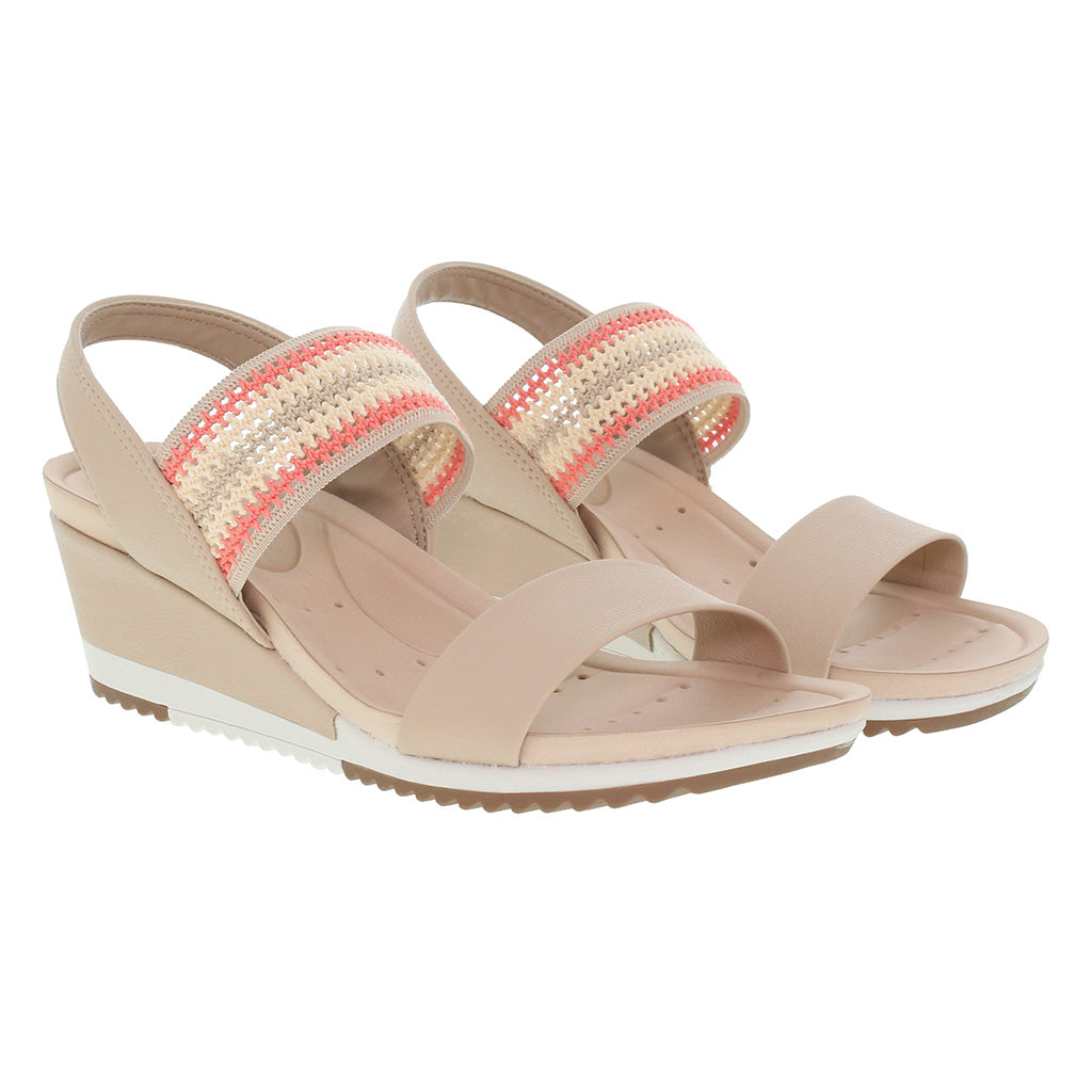 Lavinia | Donna Pratica Traspirante Zeppa Sandali | Per Tutti i Giorni