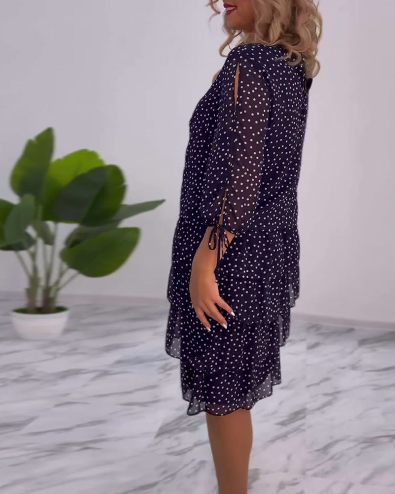 Fabiana | Abito Elegante da Donna con Motivo a Pois