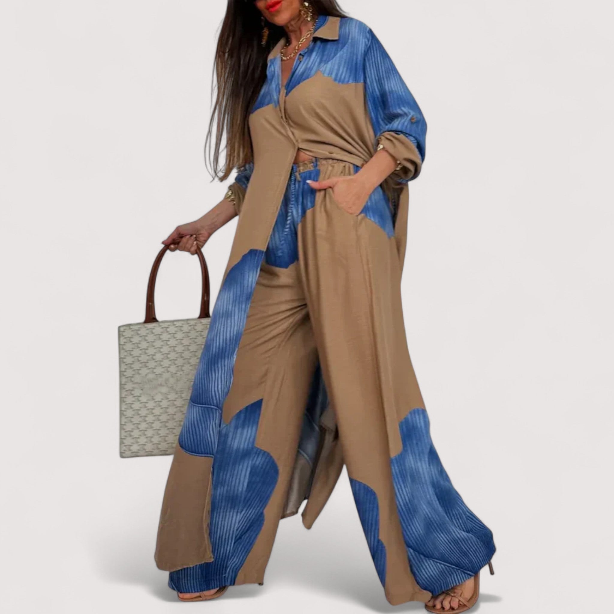 Emanuela | Donna Raffinata Versatile Completo Coordinato | Per Eleganza Moderna