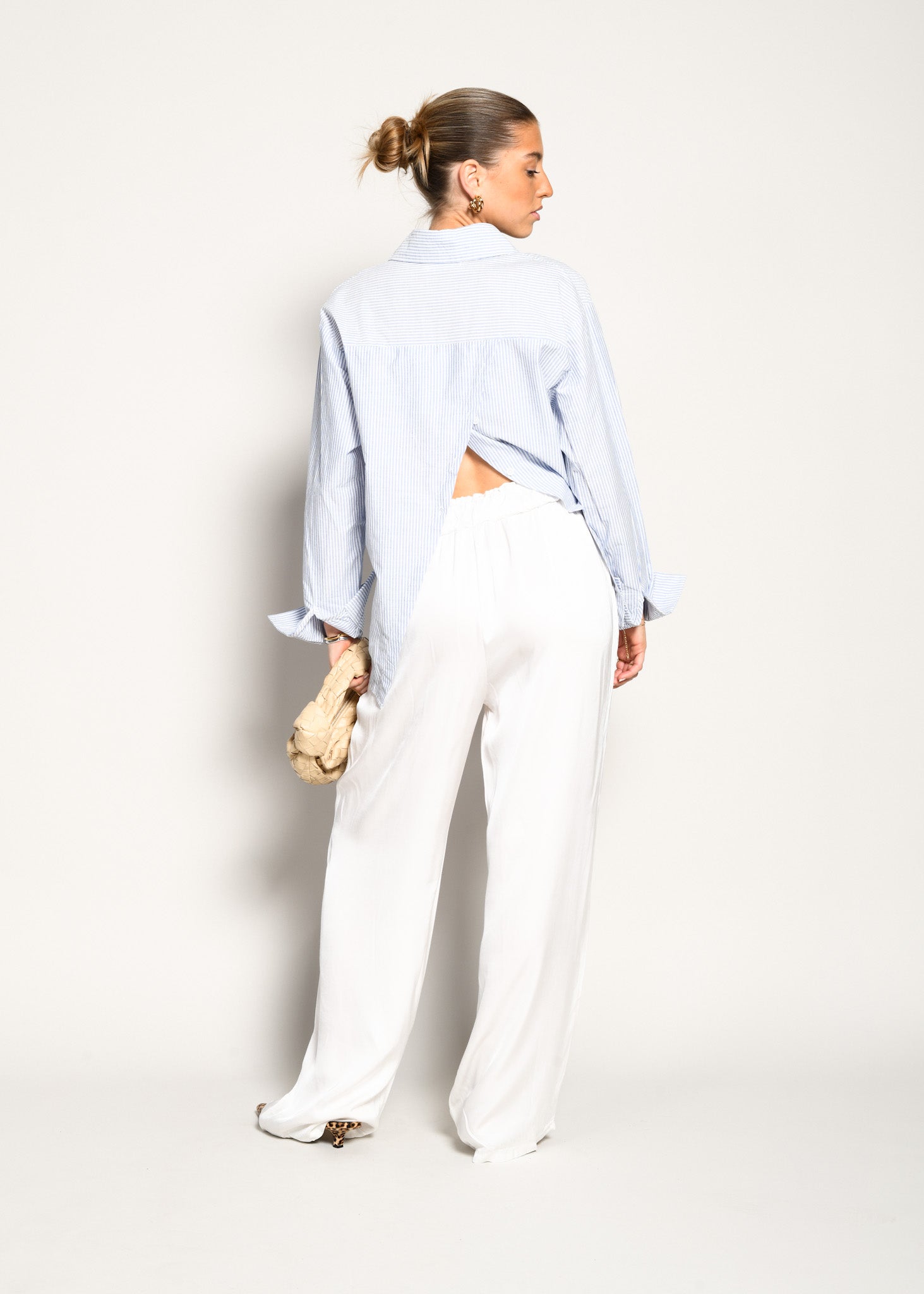 Marta | Donna Fluidi Lucenti Pantaloni Eleganti | Per Look Sofisticati