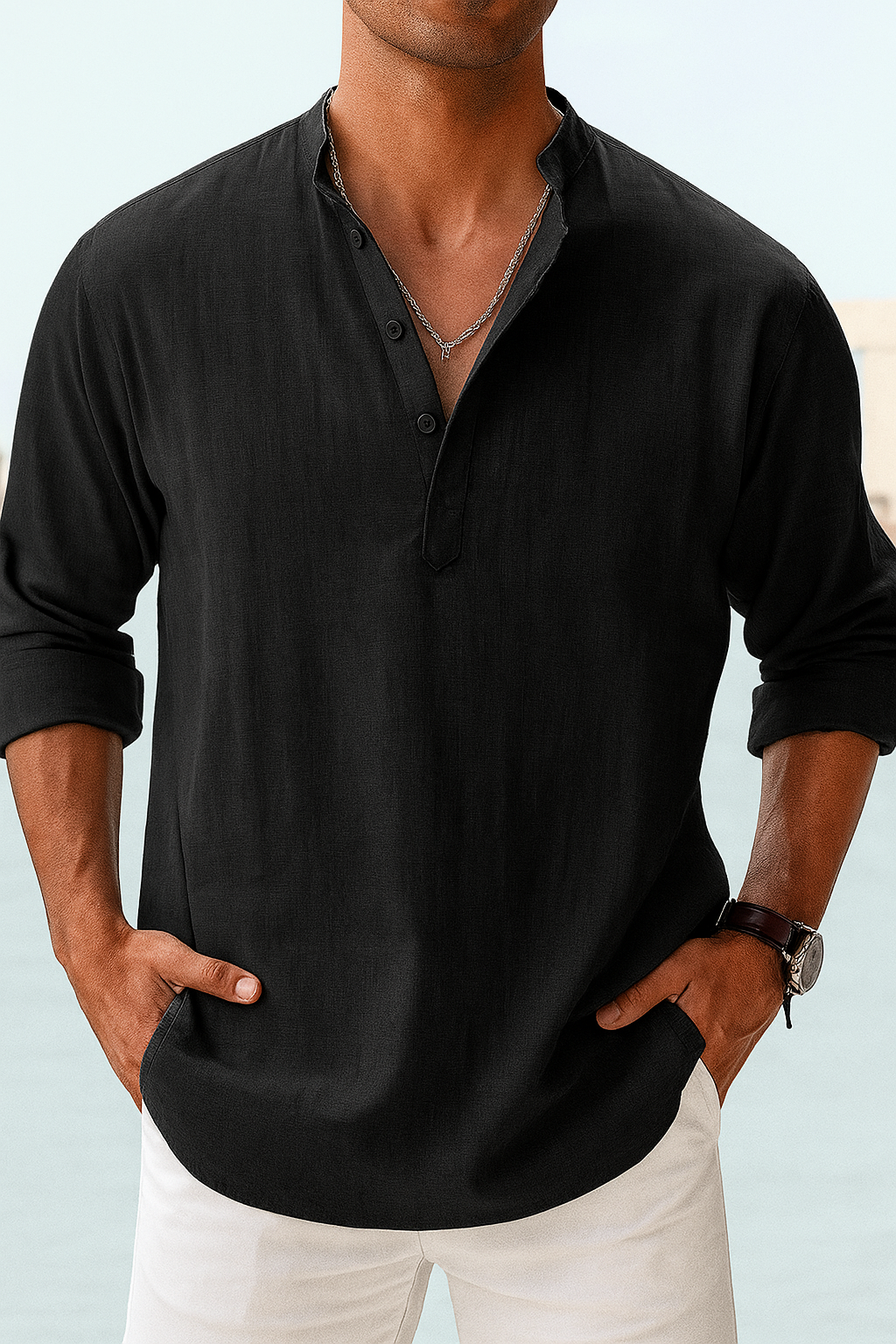 Alessio | Uomo Camicia Traspirante Leggera | Ecologica