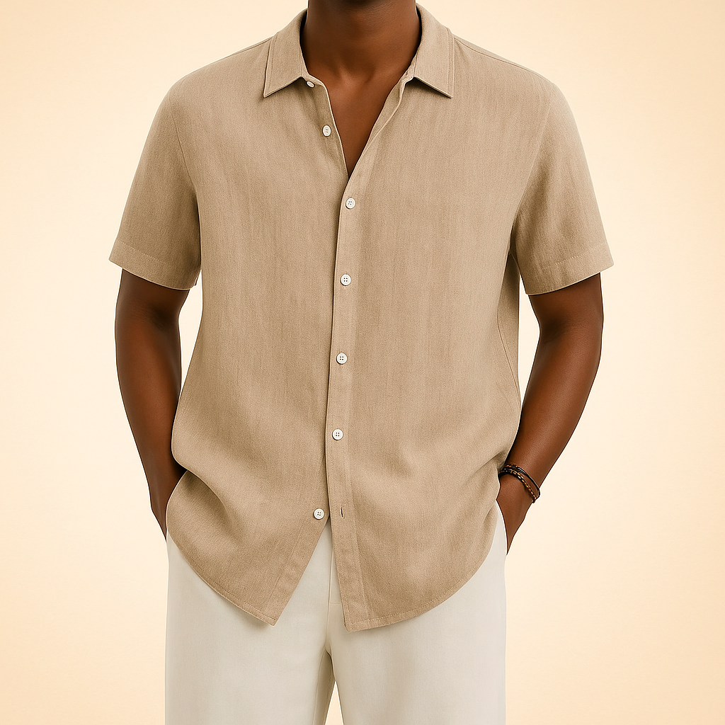 Rivano | Uomo Elegante Camicia Estiva di Lusso | Comoda e alla Moda