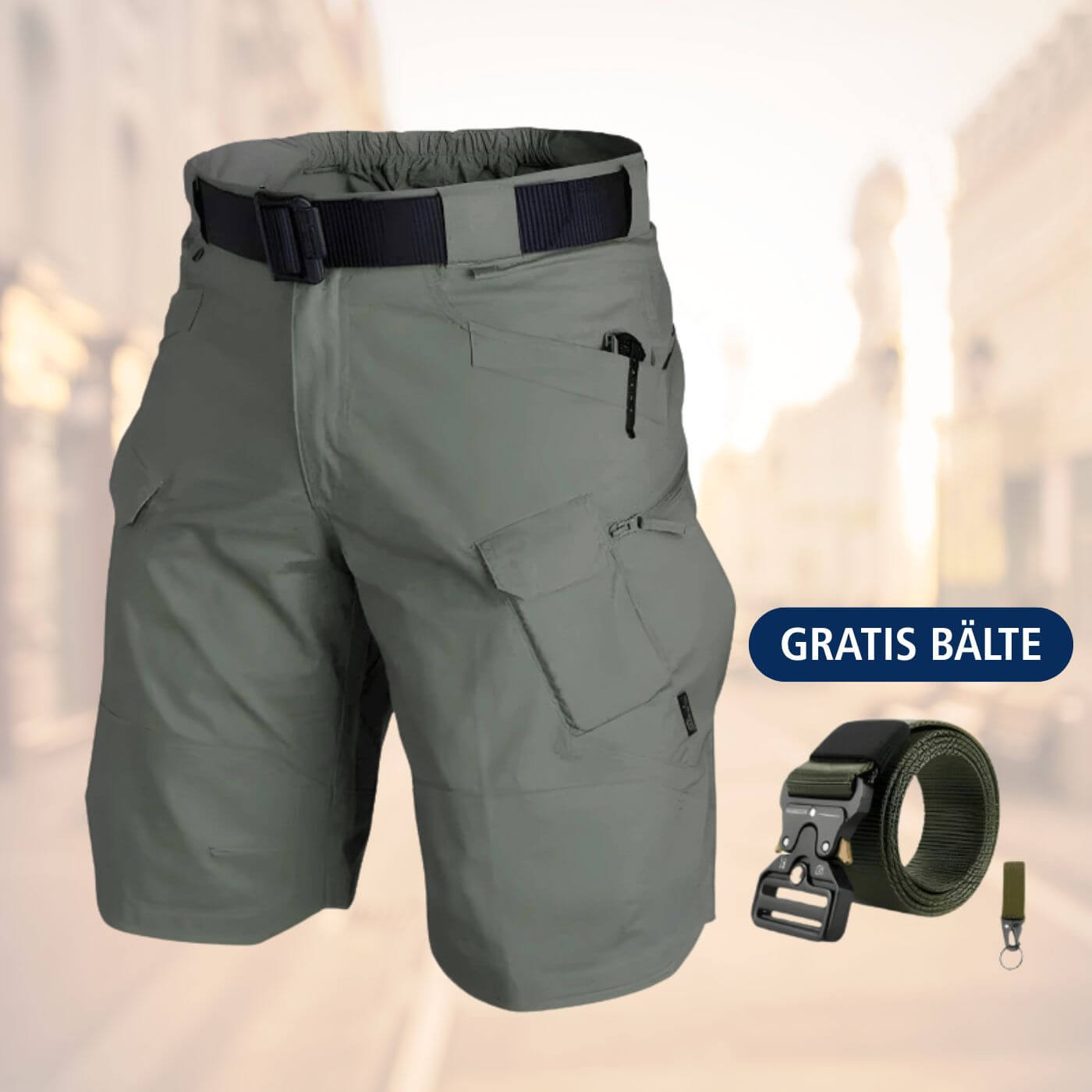 Benedetto | Uomo Pratico Versatile Cargoshorts | Per Avventura e Stile