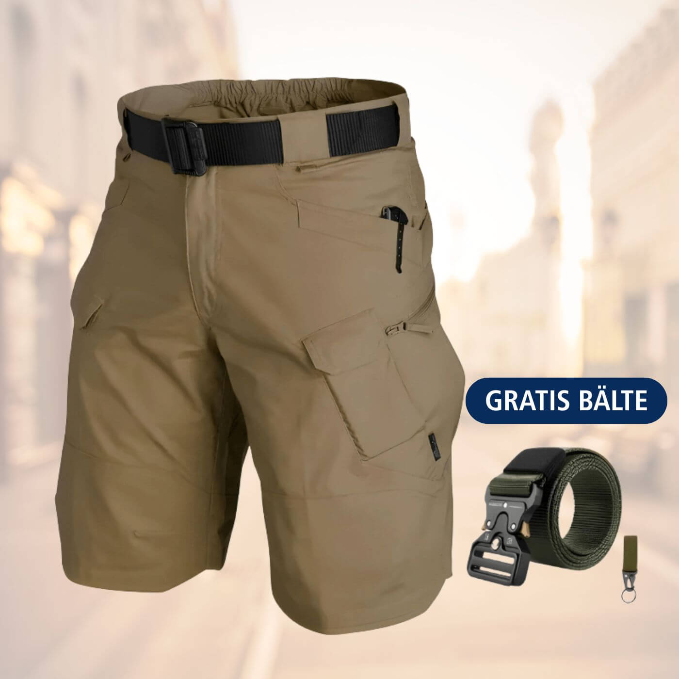 Benedetto | Uomo Pratico Versatile Cargoshorts | Per Avventura e Stile