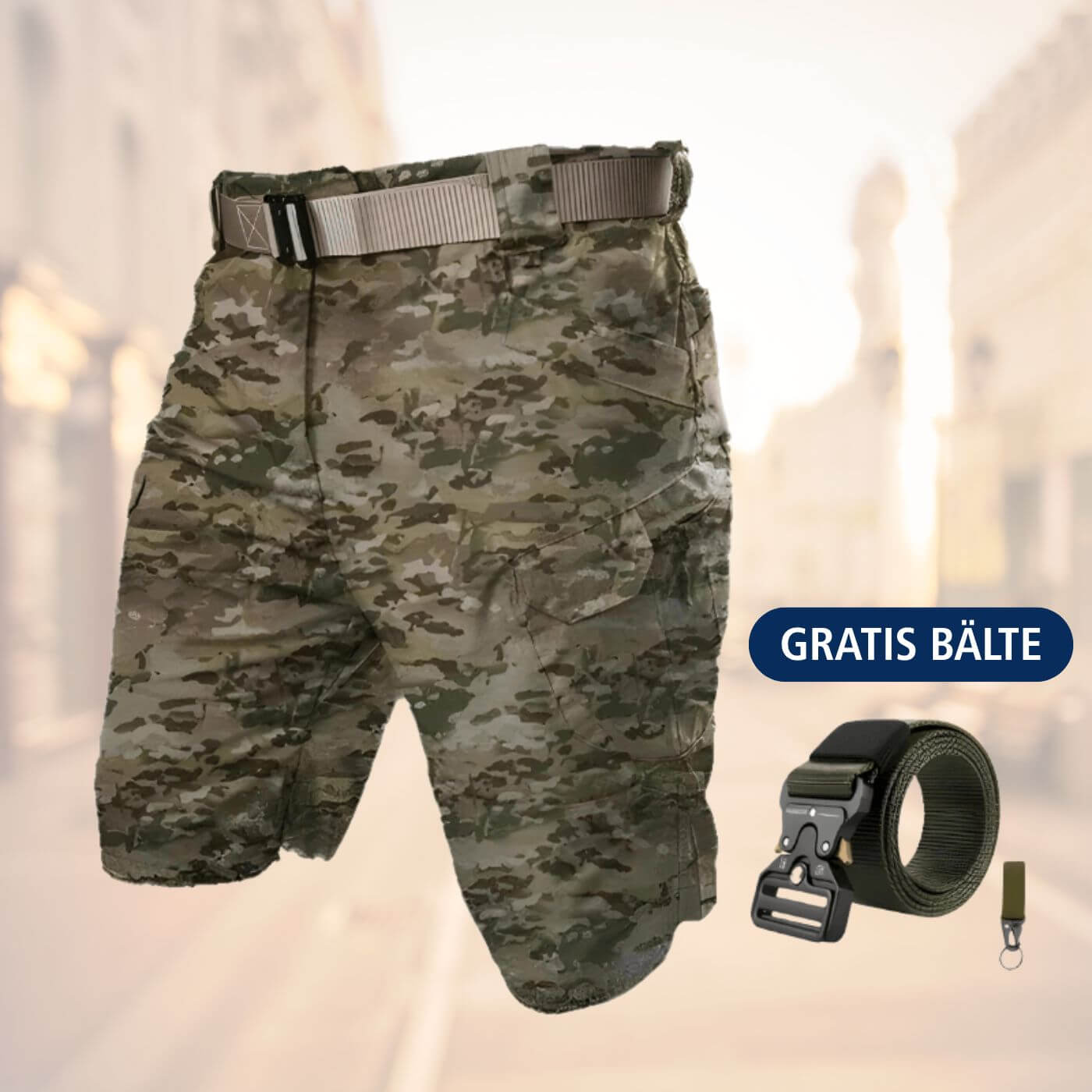 Benedetto | Uomo Pratico Versatile Cargoshorts | Per Avventura e Stile