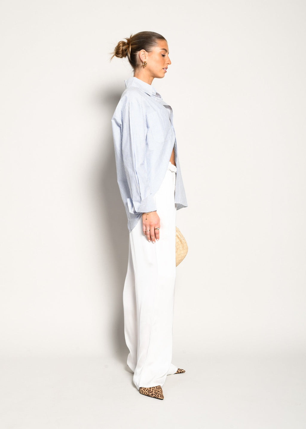 Marta | Donna Fluidi Lucenti Pantaloni Eleganti | Per Look Sofisticati