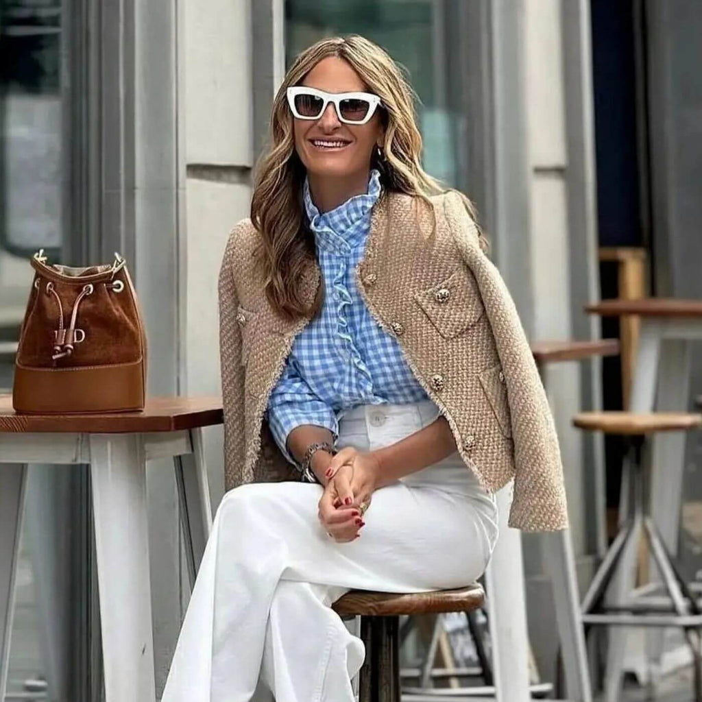 Renata | Donna Raffinata Moderna Giacca Elegante | Per Look Decisi e Chic