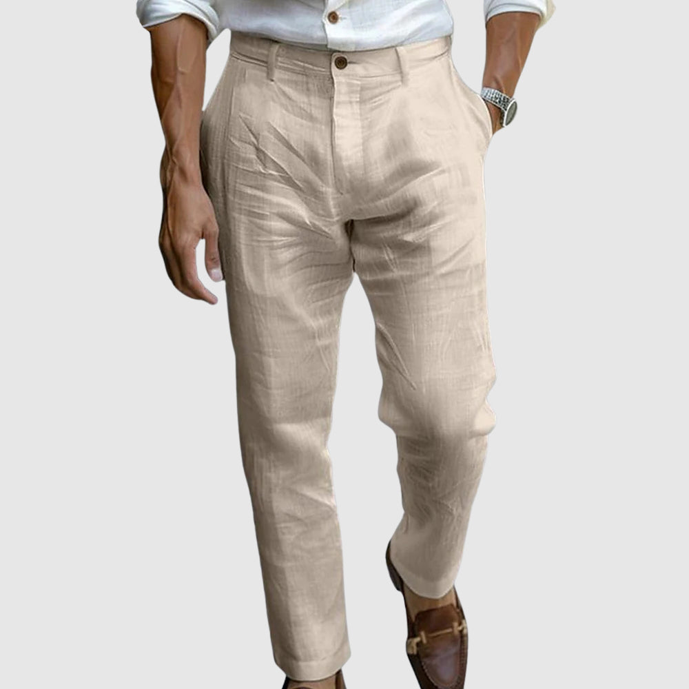 Bastiano | Uomo Chic Leggero Pants | Per Giornate di Sole