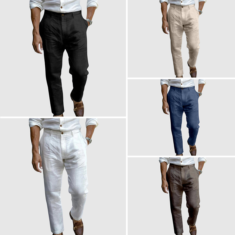 Bastiano | Uomo Chic Leggero Pants | Per Giornate di Sole