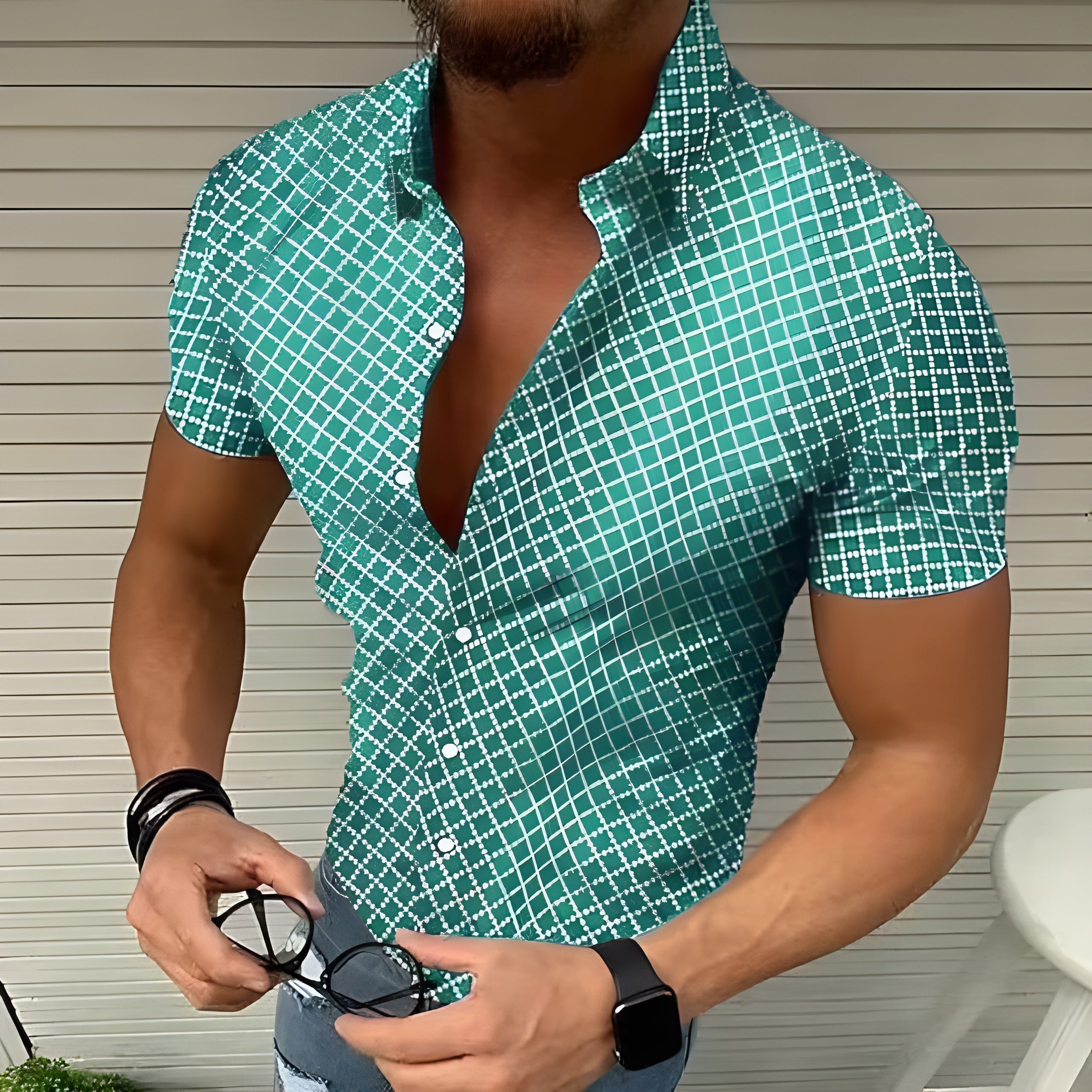 Leonardo | Uomo Elegante Adattabile Camicia | Per Tutti i Giorni