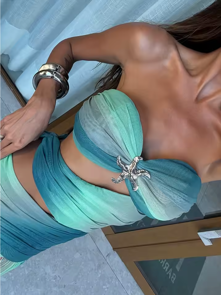 Valentina | Donna Elegante Fluttuante Abito Lungo | Per Stile & Comfort