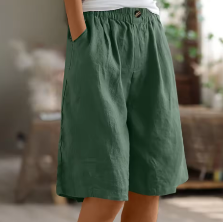 Lia | Donna Casual Morbidi Shorts Estivi | Per Comfort Quotidiano