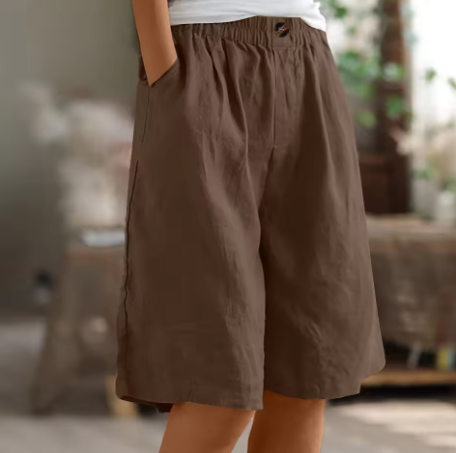 Lia | Donna Casual Morbidi Shorts Estivi | Per Comfort Quotidiano