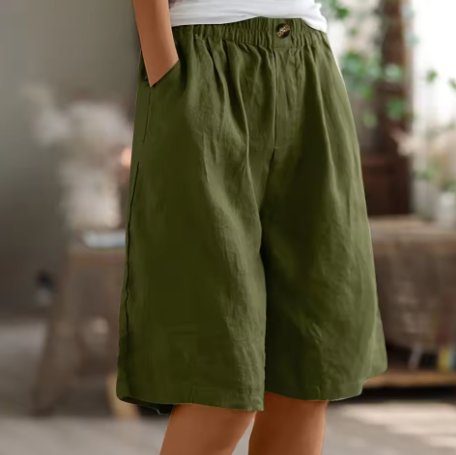 Lia | Donna Casual Morbidi Shorts Estivi | Per Comfort Quotidiano