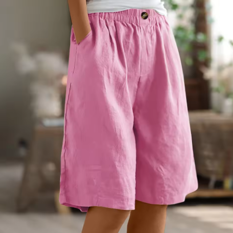 Lia | Donna Casual Morbidi Shorts Estivi | Per Comfort Quotidiano