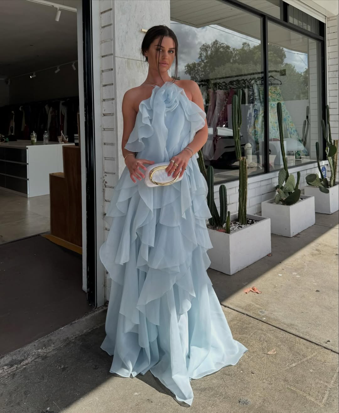 Giada | Donna Elegante Senza Maniche Maxi Abito | Per Feste E Fiducia  🔗 Handle