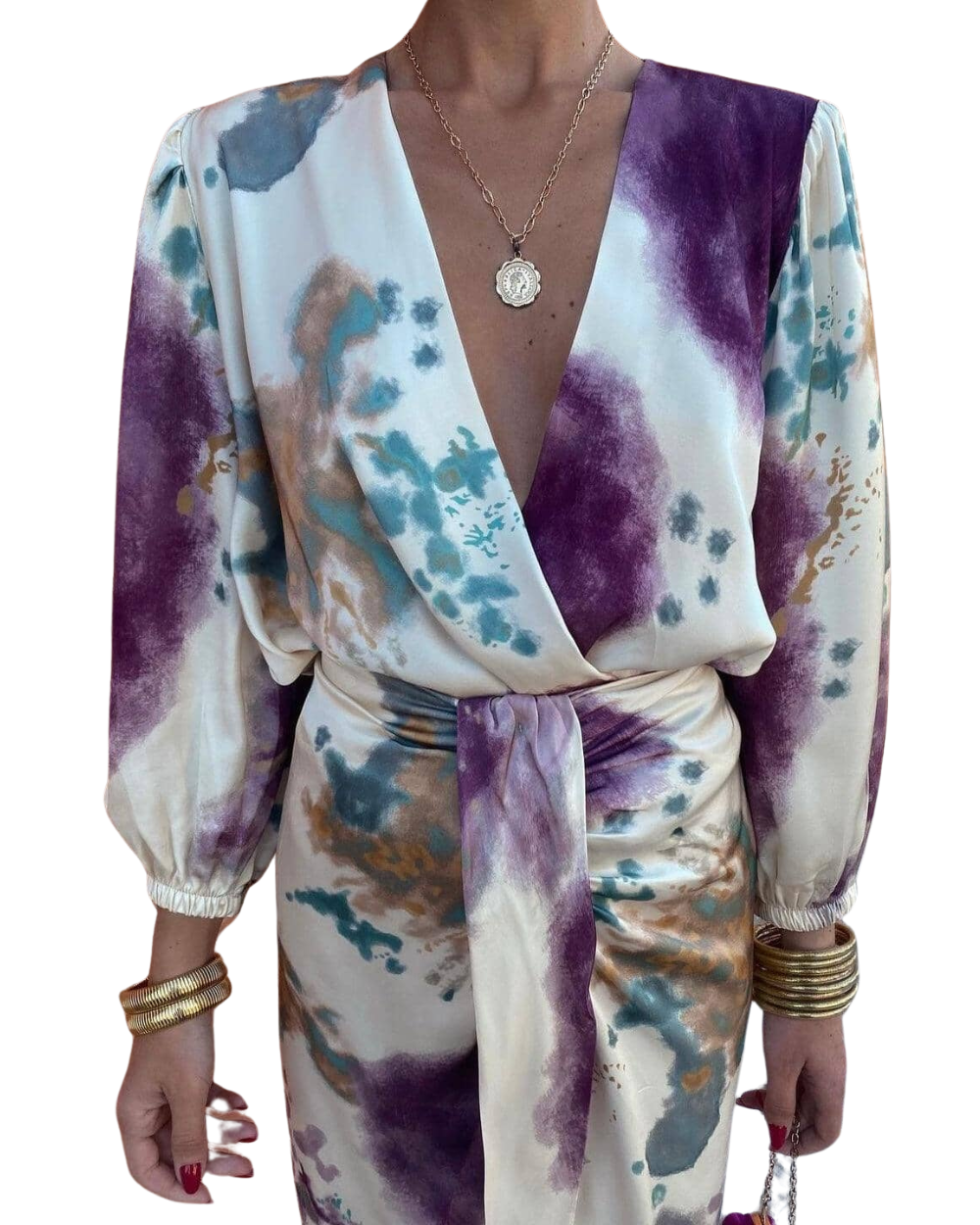 Isabella | Donna Svasata Morbida Midi Dress | Per Ogni Occasione