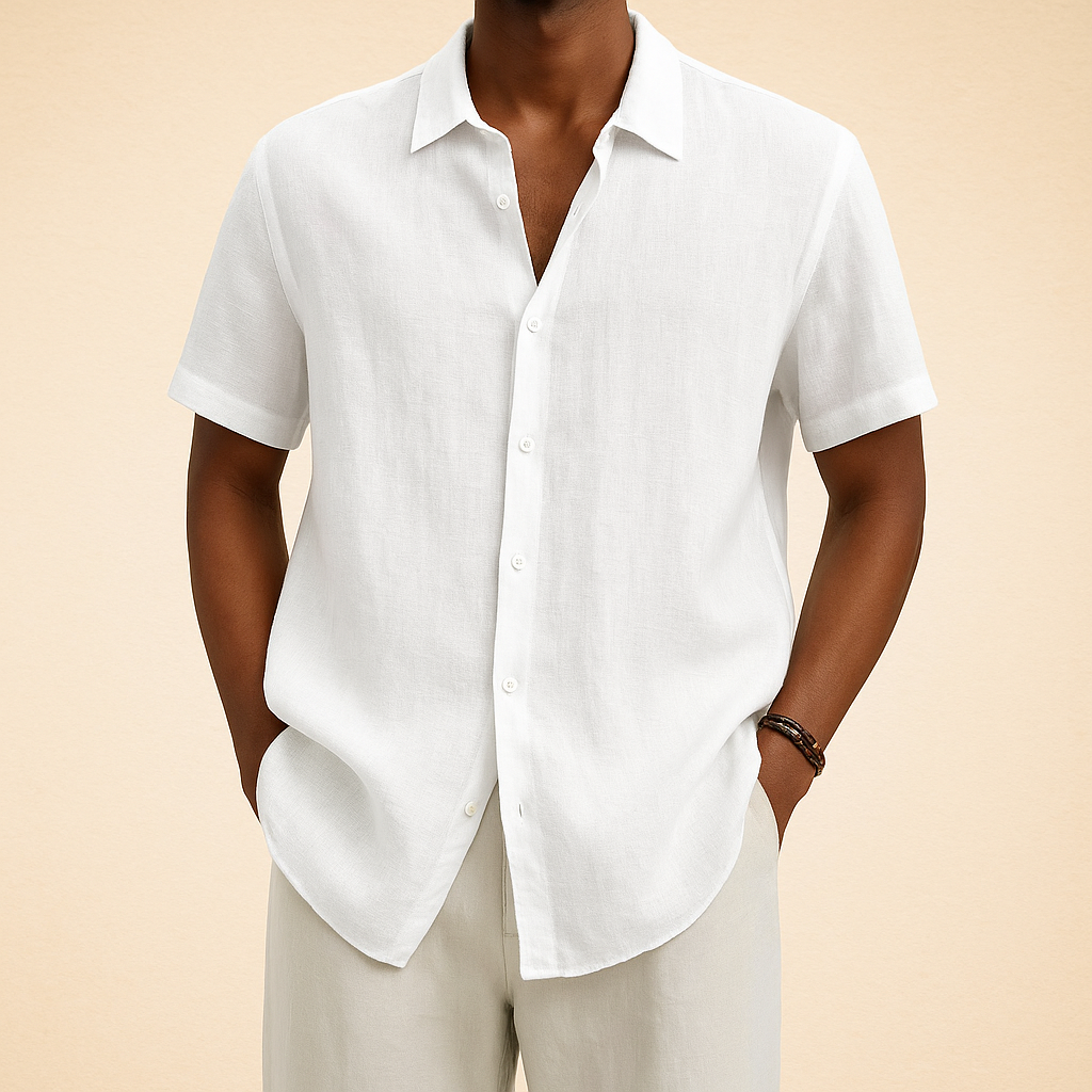 Rivano | Uomo Elegante Camicia Estiva di Lusso | Comoda e alla Moda