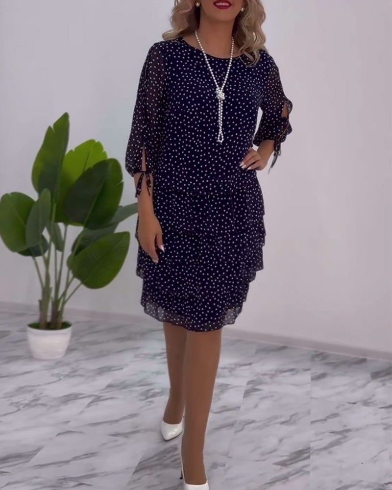 Fabiana | Abito Elegante da Donna con Motivo a Pois