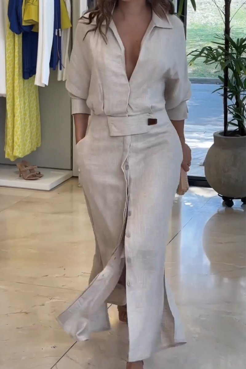 Antea | Donna Elegante Fluida Maxiabito | Per Stile e Comfort