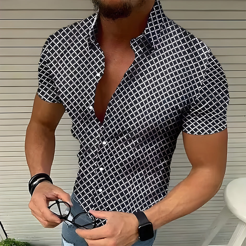 Leonardo | Uomo Elegante Adattabile Camicia | Per Tutti i Giorni