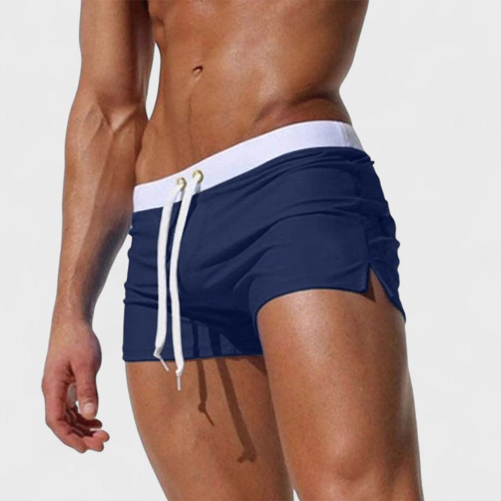 Adelmo | Uomo Elegante Comodo Costume Boxer | Per Spiaggia e Relax