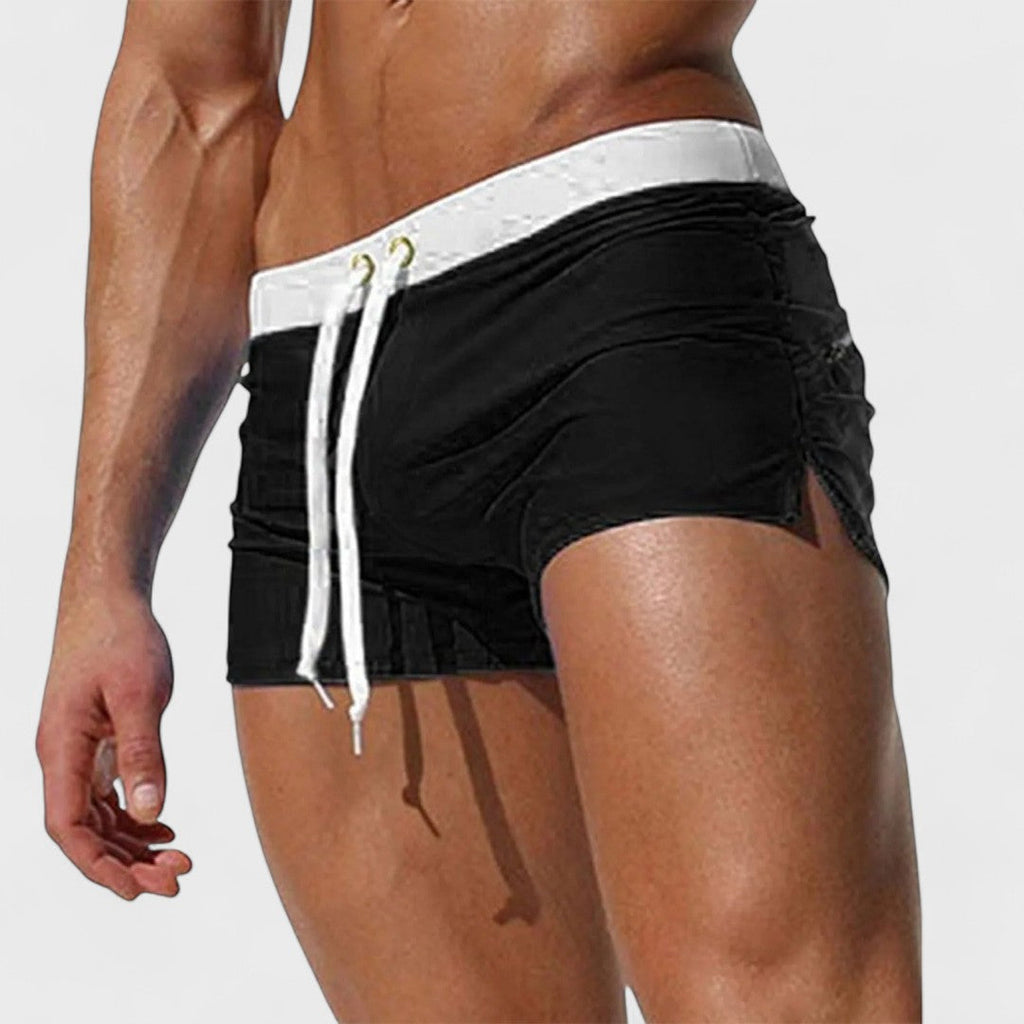 Adelmo | Uomo Elegante Comodo Costume Boxer | Per Spiaggia e Relax